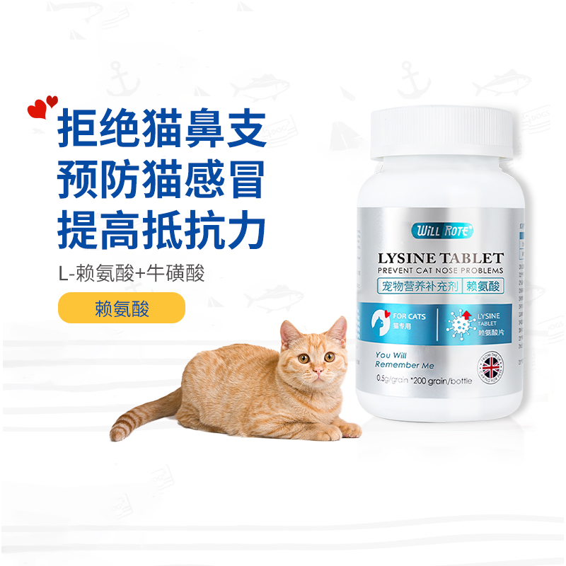 赖氨酸片（威洛特）效果怎么样，能治疗猫感冒药,猫感冒怎么办,